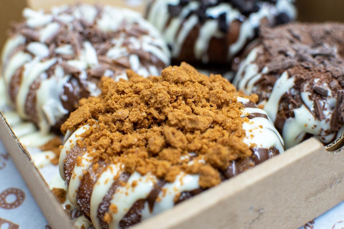 Biscoff Drizzle Donut