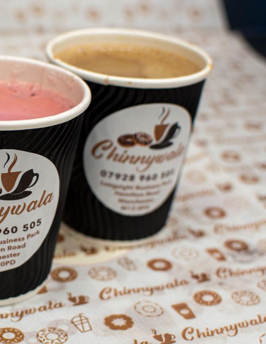 Traditional hand-churned Karak Chai